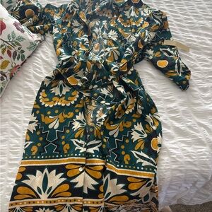 Figueroa & Flower Button Front Shirt Dress